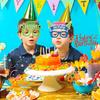 Delightful Birthday Plastic Glasses Featuring Colorful Animal Characters For Party Fun