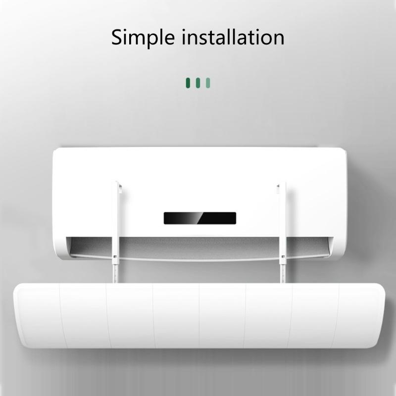 Air Conditioner Breeze Blocker Breathable Air Conditioning Wind Shield Baffle for Bedrooms Living Rooms and Offices