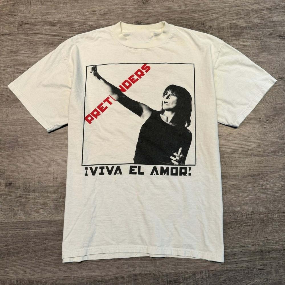 Merry Christmas The Pretenders White 100% Cotton Full Shirt  ES046 Unisex T-Shirt XXL