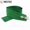 2-10Pcs Meetee 70cm 5# Resin Zipper Rotary Slider Double Sided Open-End Zippers for Jacket Coat Zip Puller Sewing Accessories