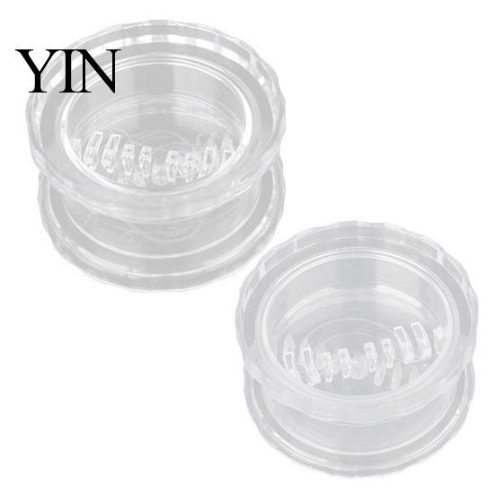 Herb Chopper Garlic Mincer Tool, Multi-Purpose Manual Rotating Press, Bite-Teeth Crushing Easy Crusher Structure Masher, Transparent to Clean
