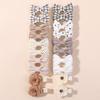 20Pcs/Lot Children's Girl Hairpins Cute Headwear Bow for Babys Scrunchie Hair Clips Kids Barrettes Headwear Hair Accessories