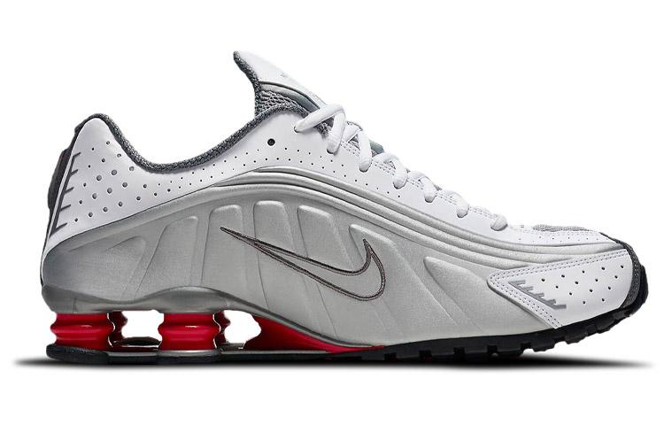 Nike Shox R4 Metallic Silver Comet Red 2018 BV1111-100