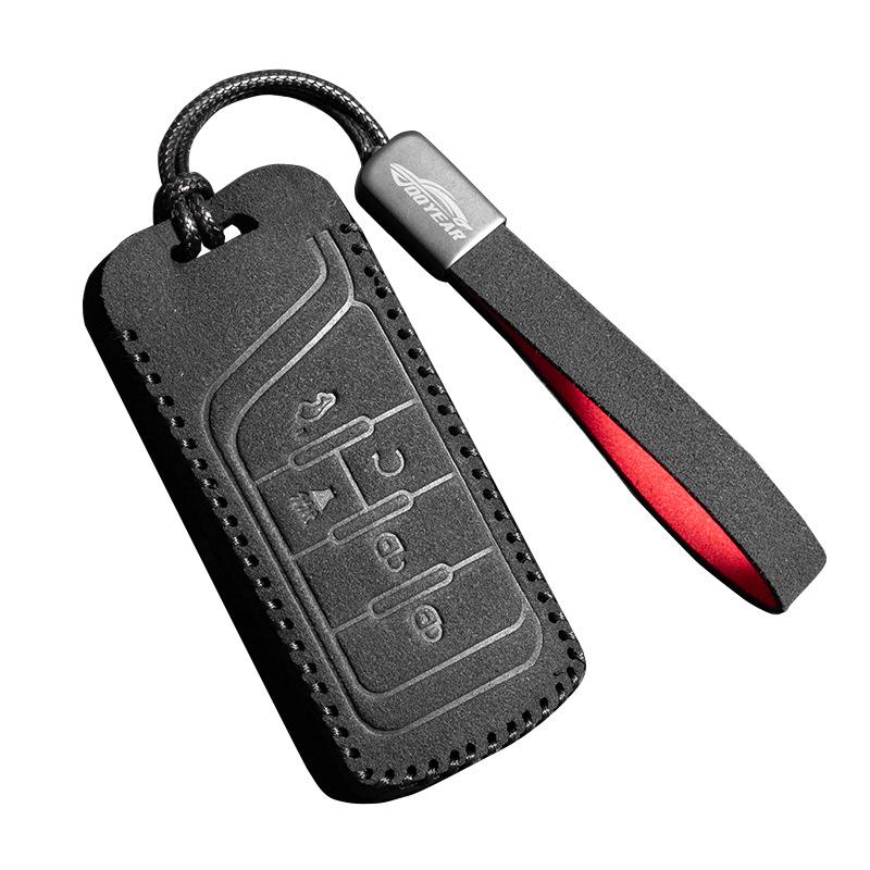 Skórzany Etui na Klucze z Metalową Klamrą dla Trumpchi GS4, GS3, M6, M8, GS8, GS7
