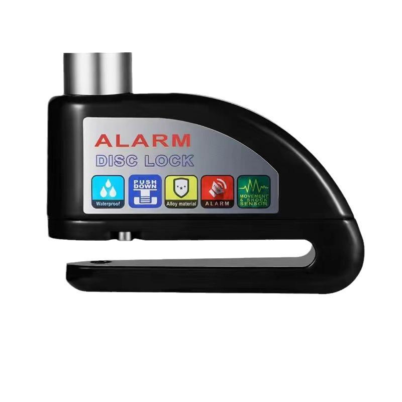 Blocca Disco Freno Antifurto Universale per Auto, Moto e Biciclette con Sistema di Allarme