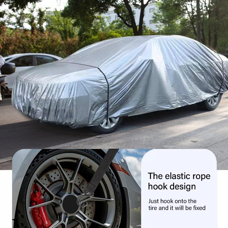 Autoabdeckung Schale Ganzkörperschutz Wasserdicht Staubdicht Sonnenschutz Universelles Design für Limousine Außenfahrzeugunterstand