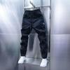 New Splicing Tights Spring Men's Casual Pants Trend Teen Fashion Small Foot Harlan Pants