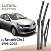 Für Renault Clio 2 1998-2005 1999 2000 2001 2002 Scheibenwischer Vorne & Hinten Wischerblätter Windschutzscheibe Windschutzscheiben Fensterwischer 21"+21"+12"