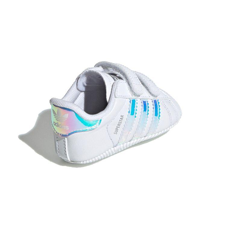 Adidas Superstar Crib Iridescent Baby Sneakers White Cloud-White Core-Black BD8000