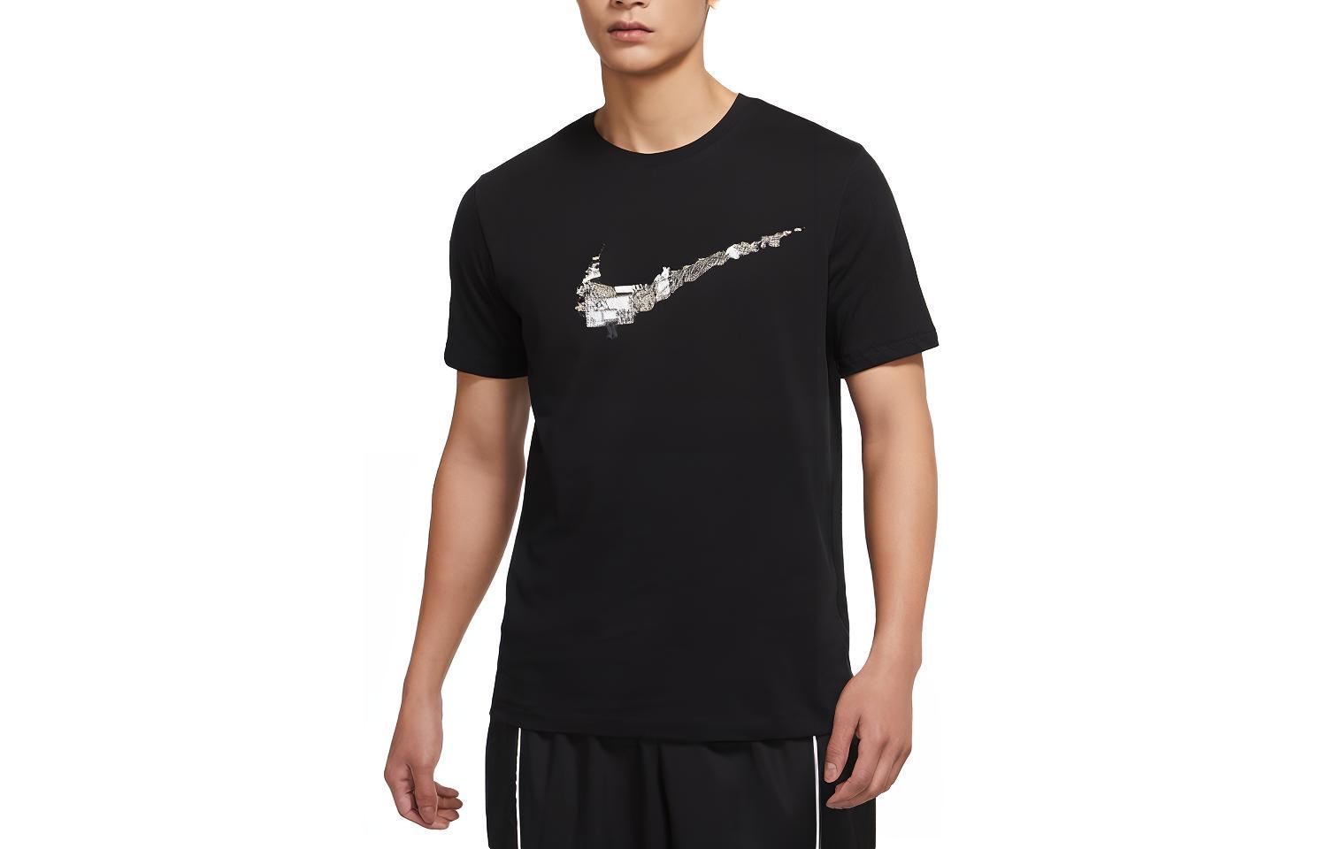 Nike Set-in Sleeve T-Shirt Men s Men s Black Black DR1288-010 S