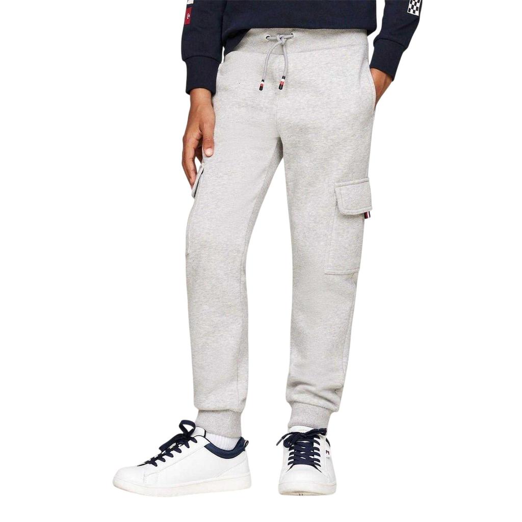 Tommy Hilfiger Dziecięce/Dla dzieci Polarowe Regularne Spodnie Joggingowe Cargo
