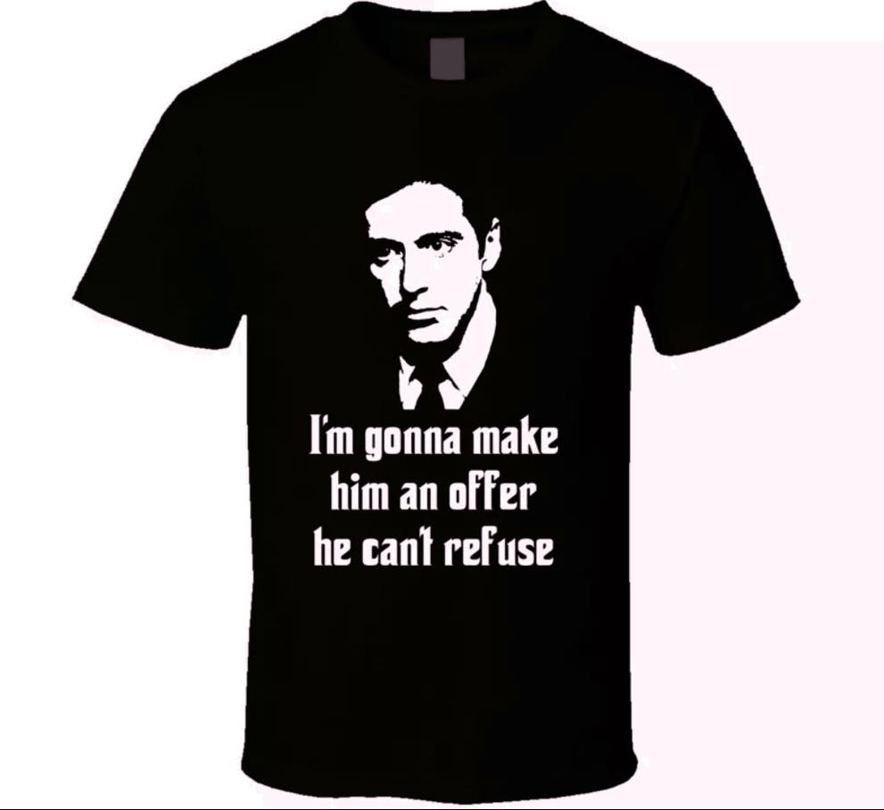 Крестный отец я сделаю ему предложение, от которого он не сможет отказаться Футболка Унисекс Футболка XXXL