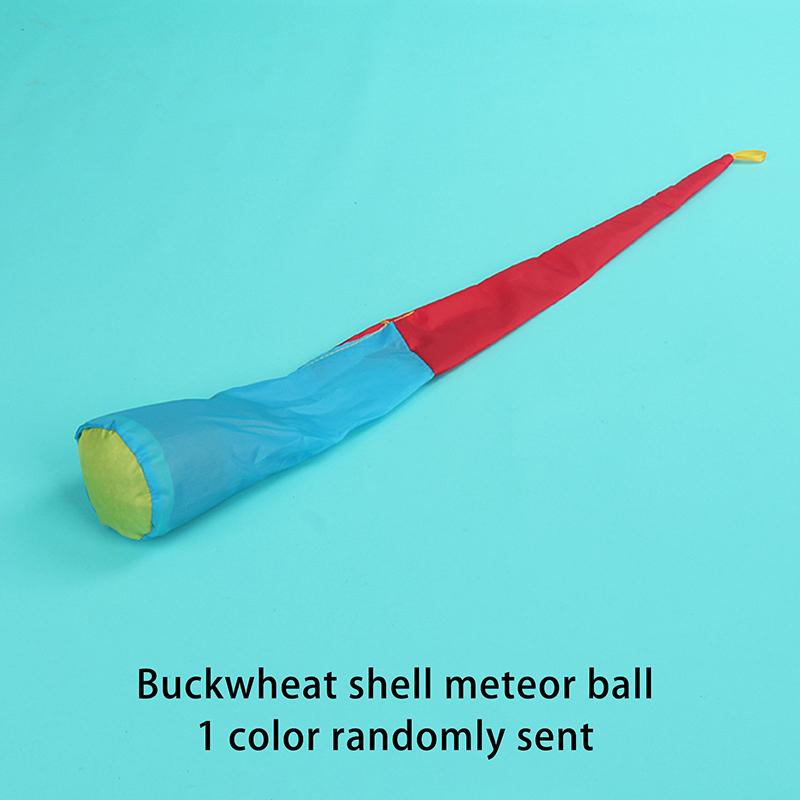 

1 шт., мешок с песком, мяч-метеорит, безопасный мяч с хвостом, детский сад, школа, сенсорное обучение, мягкая игрушка для детей, мяч с радугой и хвостом