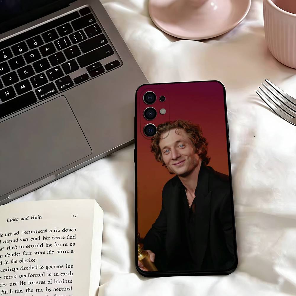 Jeremy-y Allen-n White Actor   Phone Case Black Silicone Soft For Samsung S25,S24,S21,S22,S23,S30,Ultra,S20,Plus,Fe,Lite