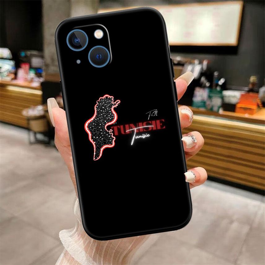 IK72 Tunisian Flag Passport Shell Phone Case for Samsung Galaxy Note 10 20 S23 S24 S25 Ultra FE Plus Edge Lite A02S A35 A07 A17