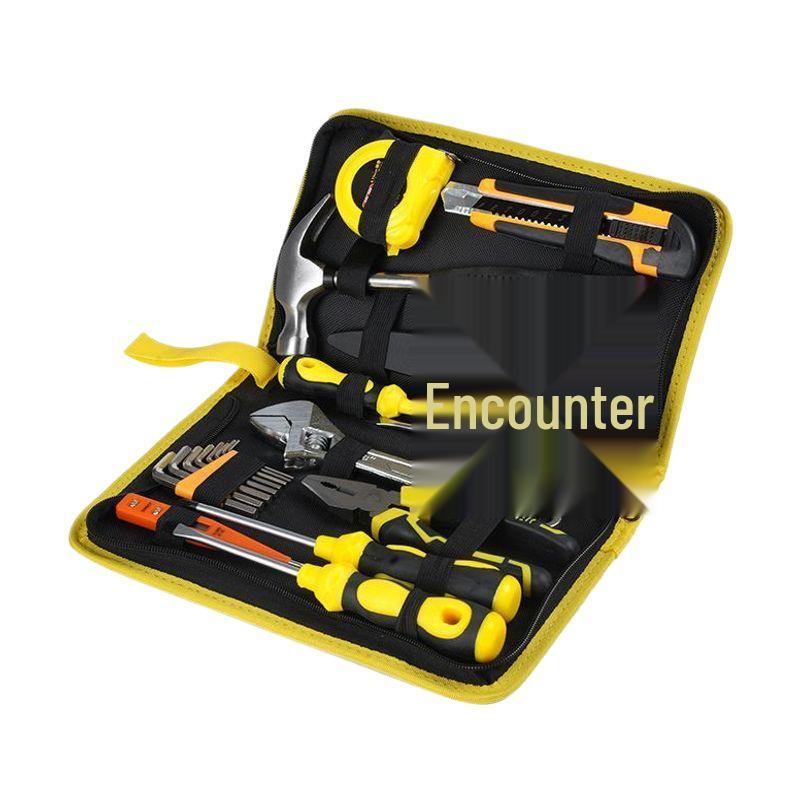 Multifunctional Home Tool Set: Manual & Electrician Tools with Bag