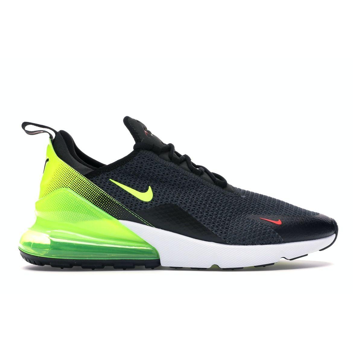 

Мужские кроссовки Nike Air Max 270 Neon Collection черный антрацит Volt-Black-Bright-Crimson AQ9164-005