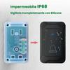 IP68 Waterproof Outdoor Wireless Doorbell, Big Loud Speaker, LED Indicator, 300M Range, 5 Adjustable Volume, 58 Ringtones (Black)