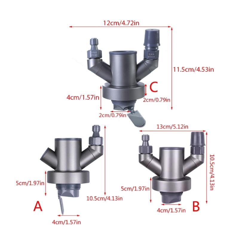 Dishwasher Drain System Pipe Drainpipe Connector Triples Sink Adapters Smell Prevention Efficient Sink Drain Interfaces
