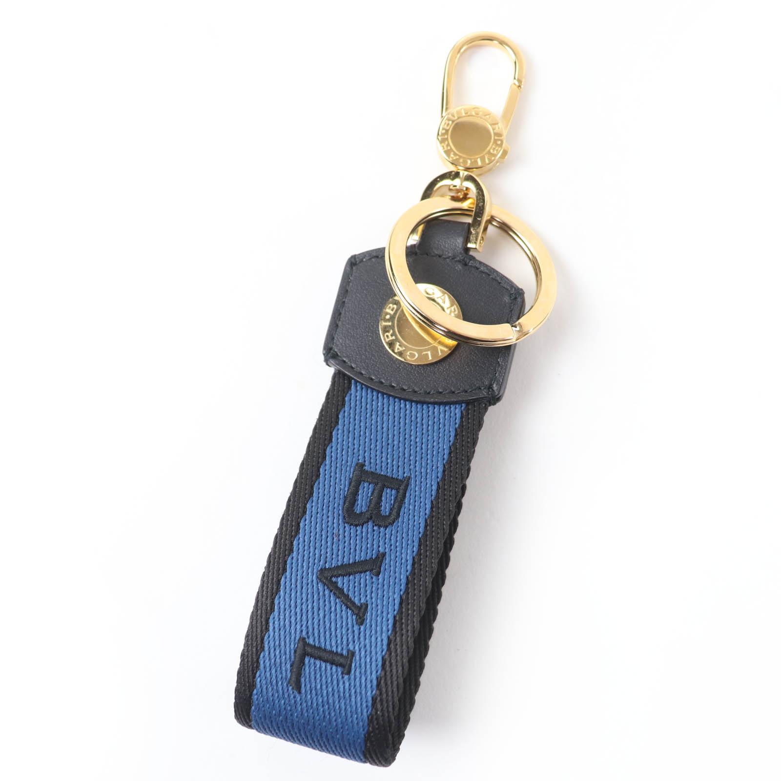 

Pristine BVLGARI key ring Bulgari Bulgari Keyring Current product blue 294792 Used