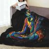 Eternal Lord Shiva In Meditation Plush Blanket Hindu Ganesha God India Lingam Creative Throw Blanket for Home 200x150 Bedspread