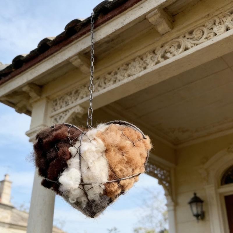 Elegant Metal Heart Bird House For Outside Placement Bird Nesting Heart Outdoor Yard Art