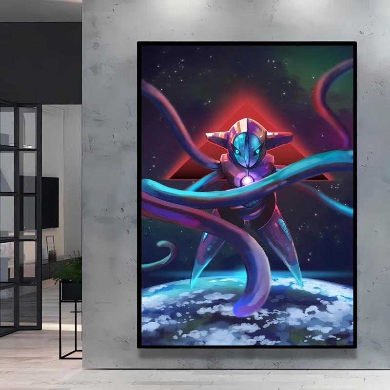 Classic Anime Character Pictures Pokemon Arceus Canvas Painting Wall Art Poster Home Children's Bedroom Decor Friends Gifts