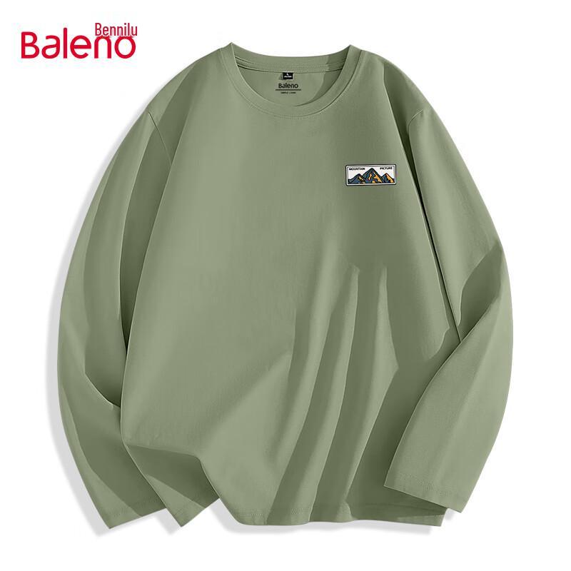 

Baleno Men s Crew Neck Long Sleeve T-Shirt 3XL