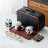 Ceramic Kung Fu Impression Panda Travel Tea Set Business Enterprise Company Merchandise Festival Creative High-end Gifts