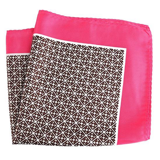 

Cashew Flower & Polka Dot Men s Pocket Square Handkerchief