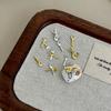 6 Grids/Box Mix Gold Silver Mini Forks Spoons Tableware Alloy Nail Art  Decorations Manicure Cure Charms Accessories