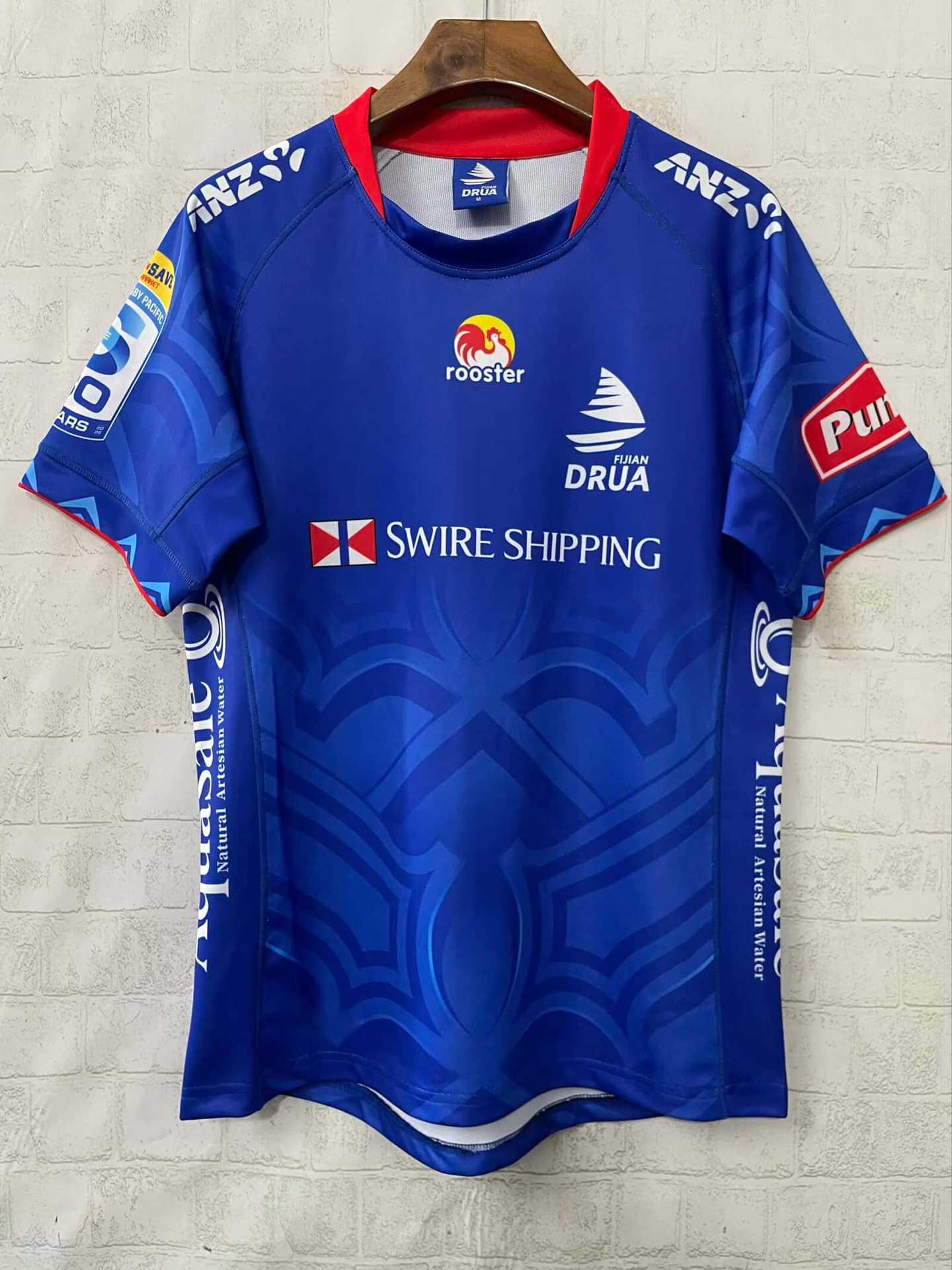 Men s Short Sleeve 2026 Fiji Home & Away Rugby Jersey S