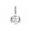 Pandora Infinite Heart Shaped Sparkling Pendant Women Pendant Pink 788878C01