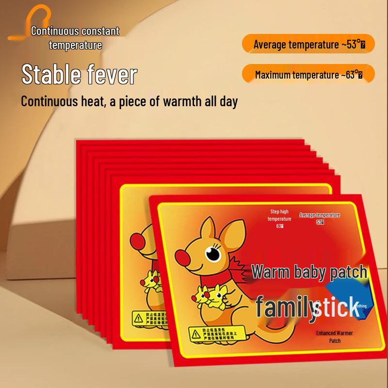 Kangaroo Baby & Damen Beifuß Heizpflaster zum Kälteschutz - Hand-, Fuß- und Körperwärmer.