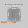 1Pcs Dual USB Fast Charge Panel Wall Switch EU French Socket Module  for EU Standard Wall Mount DIY