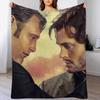 Hannibal and Will Hannigram Sunset No Text Throw Blanket Reusable Durable Soft Blanket for All Seasons