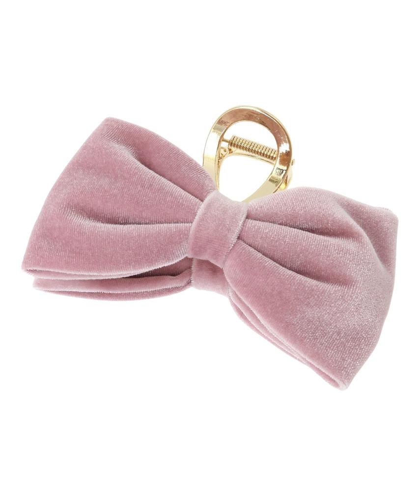 Maison De Fleur Velvet Memento Ribbon Pink Women's Clip,