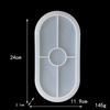 Silicone Gypsum Storage Tray Molds Oval Shape Jewelry Display Dish Concrete Cement Mold Handmade Resin Coaster Making Mould Tool
