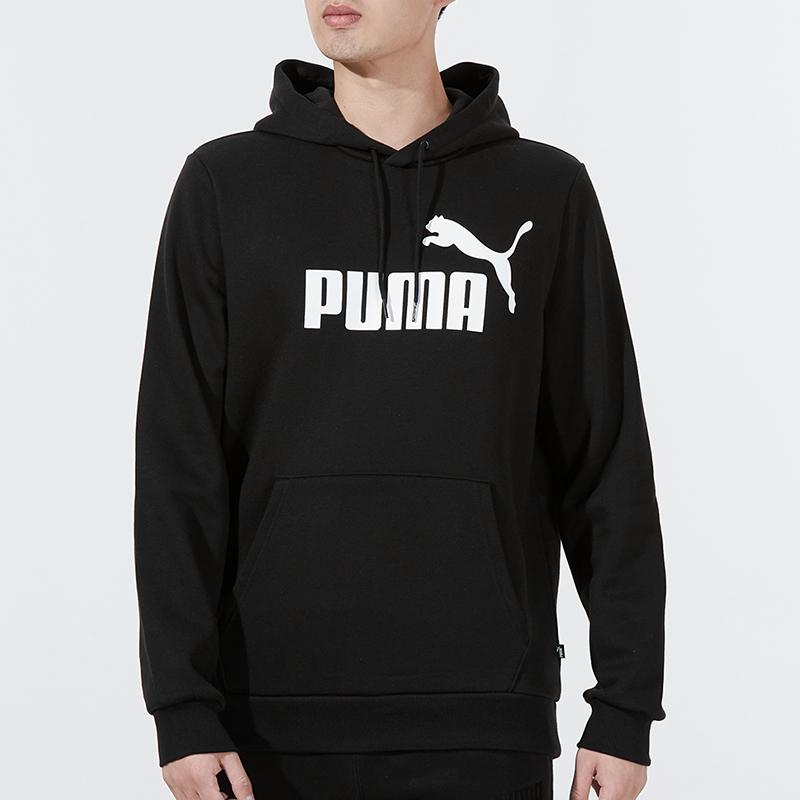 Puma Casual Sports Fleece-Lined Hoodie Men Tops Black 846382-01