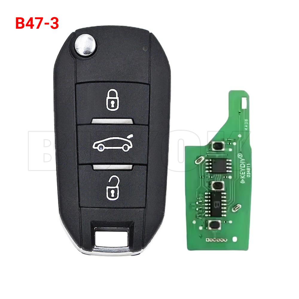 KEYDIY B Series B47-3 NB Series NB47-3 Remote Car Key for KD-X2 KD900 Mini KD URG200 KD-MAX KD-X4 for Peugeot Citroen B47-3