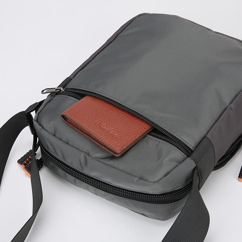 Geantă pentru bărbați Geantă de umăr cu compartimente multiple Geantă de afaceri ușoară Geantă crossbody de călătorie