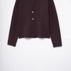 TAOP&ZA Women's Spring V-Neck Slim-Fit Double-Breasted Knitted Cardigan 
