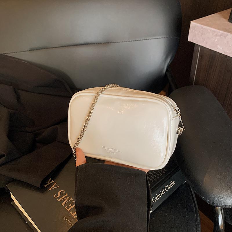 Niche Simple Women's Small Bag 2025 Summer New Small Square Bag Versatile Chain Shoulder Messenger Bag