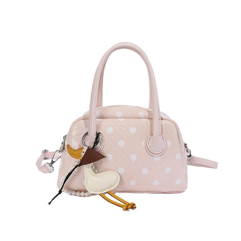 Pu Dot Pattern Mini Crossbody Bag For Daily Casual Womens Fashion