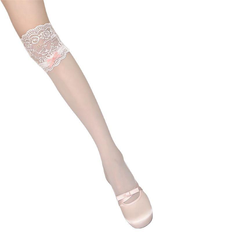 Summer Thin White Stockings, Stacking Socks Jk Lolita Princess Dress Dress with Medium Tube Socks