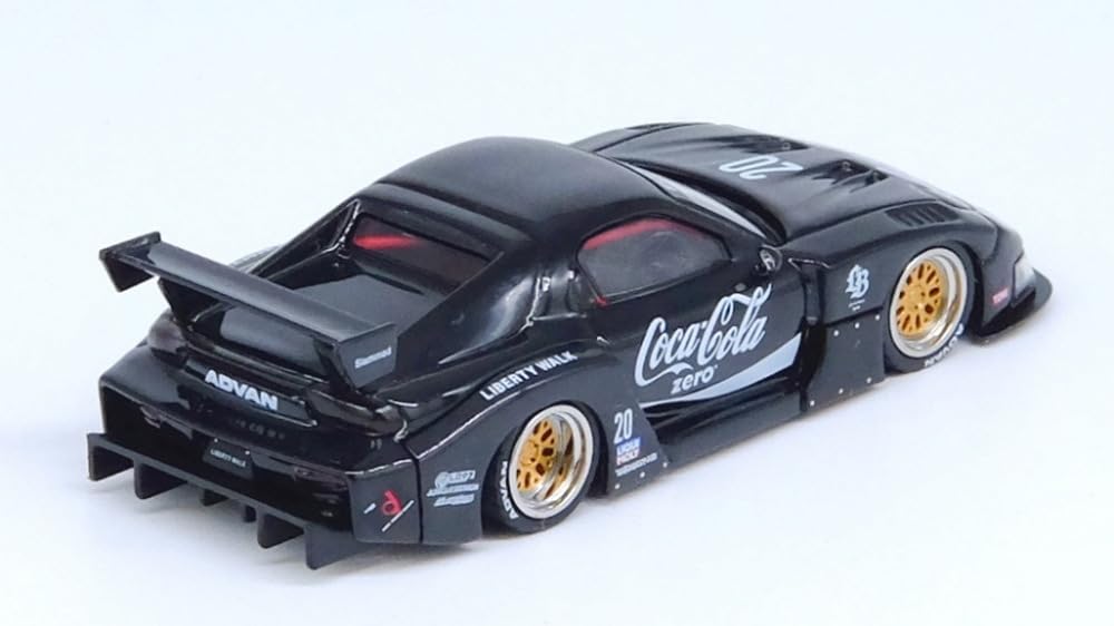 Inno Models Mazda RX7 Super Silhouette Black Finished Product 1/64 (FD3S) LB-WORKS