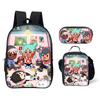 Luxus Neuheit Eigenartig Cool Toca Life World 3D Druck 3 Stück/Set Schüler Schultaschen Laptop Tagesrucksack Rucksack Lunchtasche Federmäppchen
