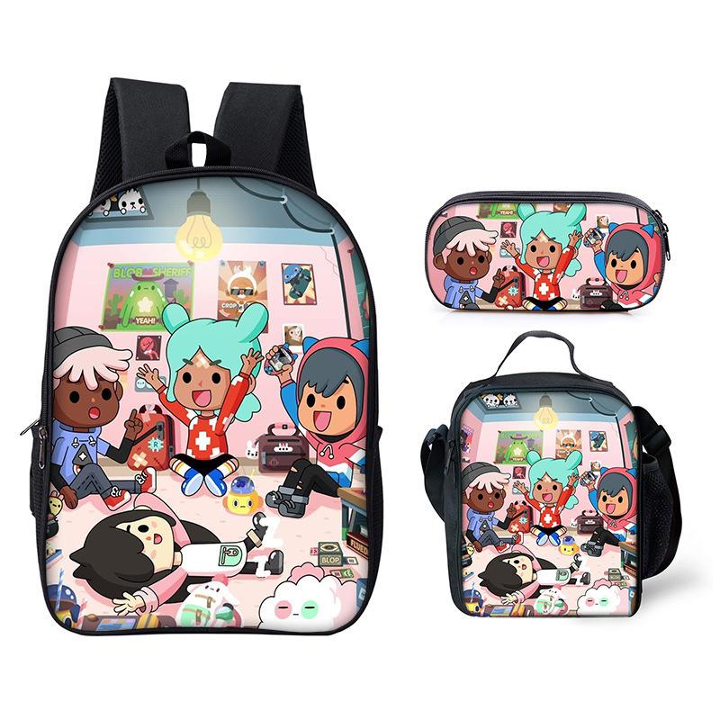 Best Selling Tocalifeworld Toca Life World School Bag Cartoon Animation Backpack Printing backpack