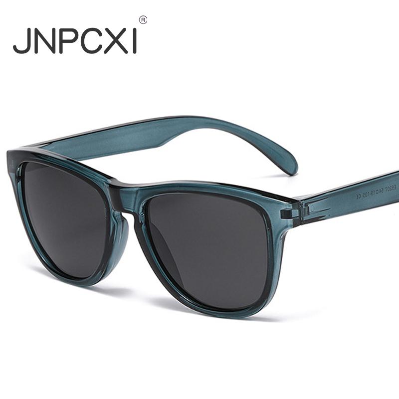  New Retro Polarized Men Square Sunglasses Shades Fashion Trending Gradient Blue Black Mirror Women Travel Sun Glasses