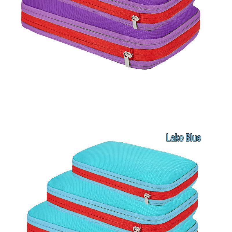 Waterproof Multifunctional Compression Travel Bag with Zipper for Clothing and Suit Storage